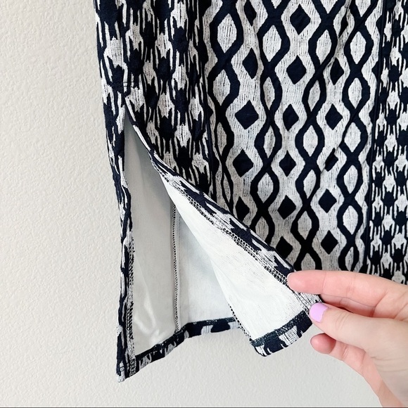 NWT Plenty by Tracy Reese Printed Midi Tube Skirt Size Small Sweet Cream/Cosmos - Picture 4 of 9